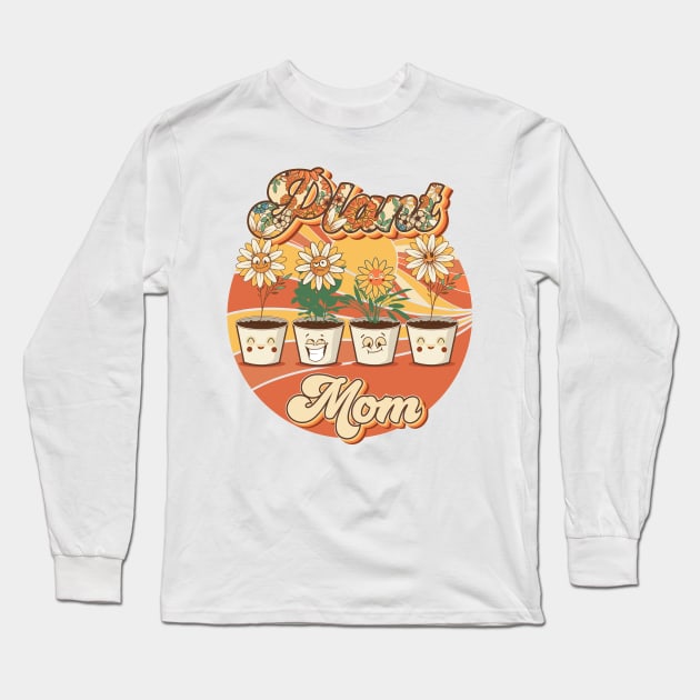Mother day  plant mom mama lover groovy quote You Grow Girl Long Sleeve T-Shirt by HomeCoquette